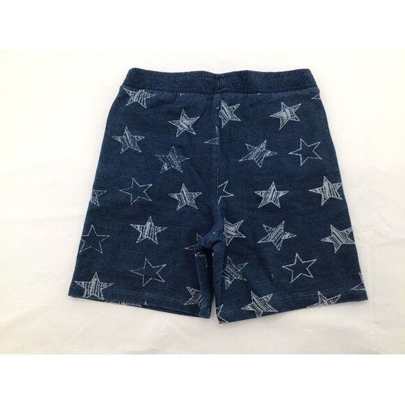 Splendid Baby Boy Size 18-24mo Elastic Waist Pull on Shorts Navy Star Print - Picture 3 of 3